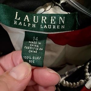 Ralph Lauren 100% silk dress. Perfect condition.